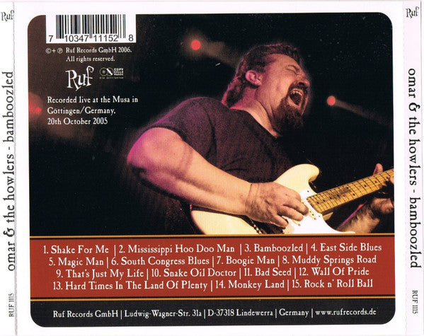Omar & The Howlers* : Bamboozled -Live In Germany- (CD, Album)