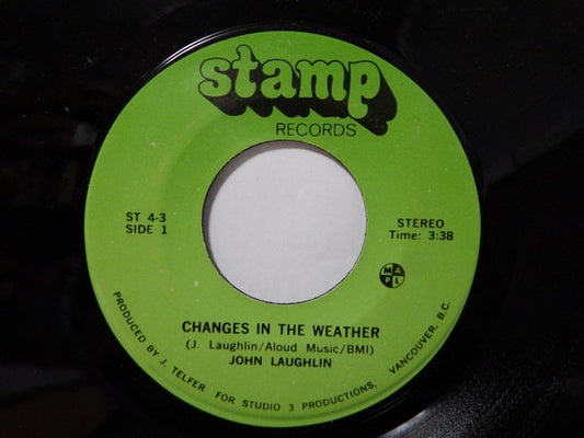 John Laughlin : Changes In The Weather (7", Single)