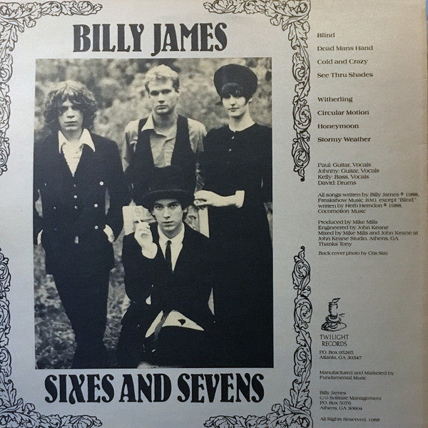 Billy James (6) : Sixes And Sevens (LP, Album)