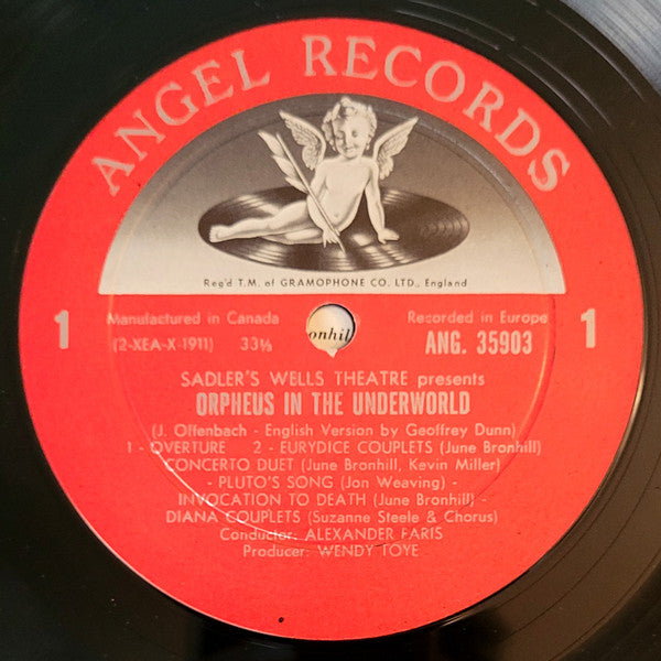 Offenbach*, Sadler's Wells Theatre : Orpheus In The Underworld Highlights In English (LP, Mono)