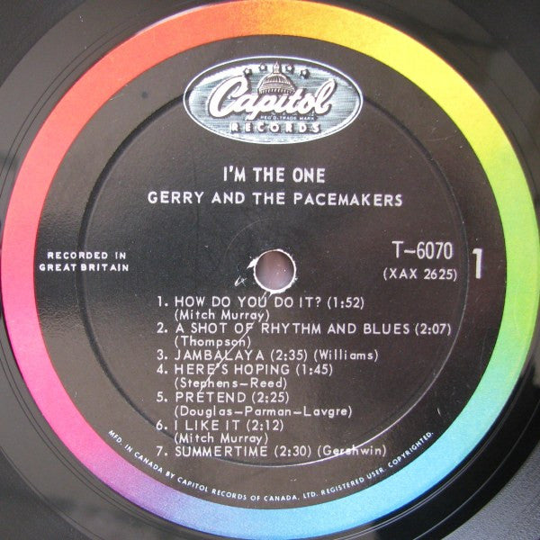 Gerry And The Pacemakers* : I'm The One! (LP, Album, Mono)