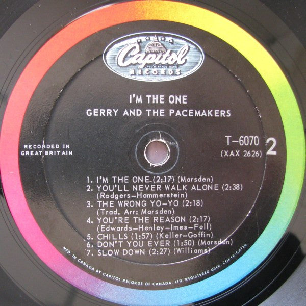 Gerry And The Pacemakers* : I'm The One! (LP, Album, Mono)
