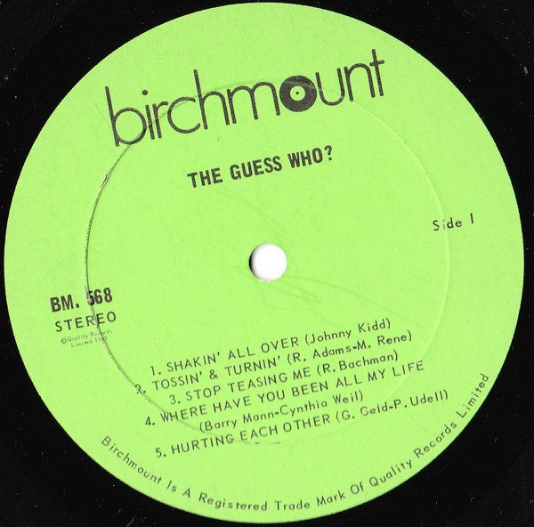 The Guess Who?* : Super Golden Goodies (LP, Comp)