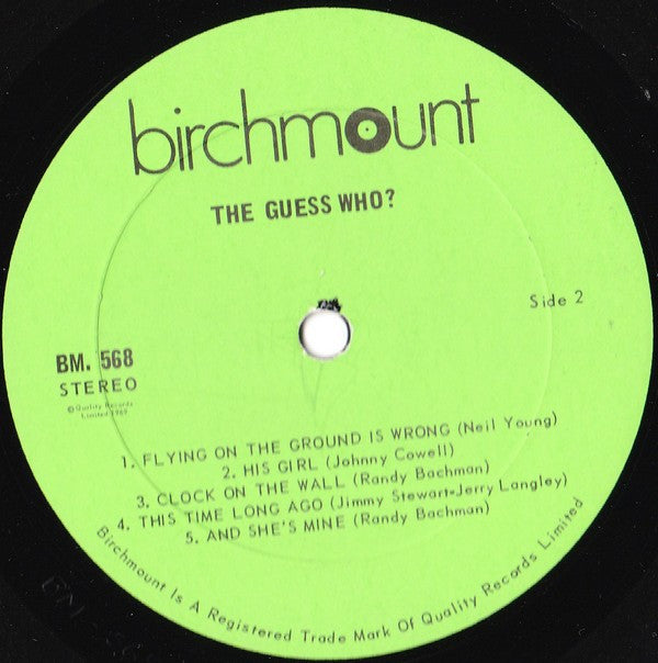 The Guess Who?* : Super Golden Goodies (LP, Comp)