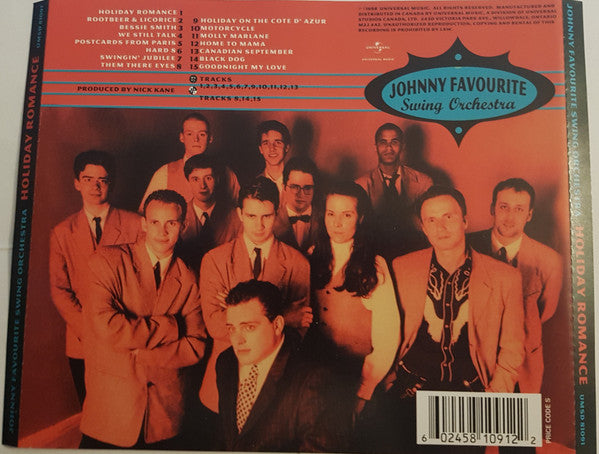 Johnny Favourite Swing Orchestra : Holiday Romance (CD, Album)