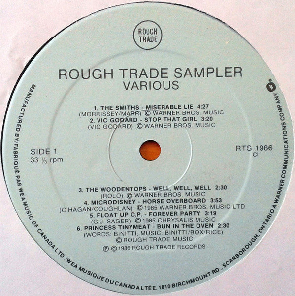 Various : Compilation Rough Trade (LP, Comp, Smplr)