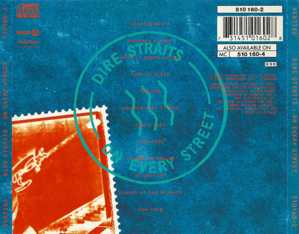 Dire Straits : On Every Street (CD, Album)