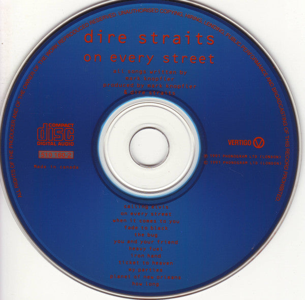 Dire Straits : On Every Street (CD, Album)