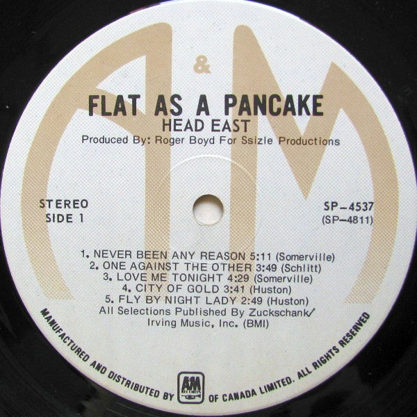 Head East : Flat As A Pancake (LP, Album)