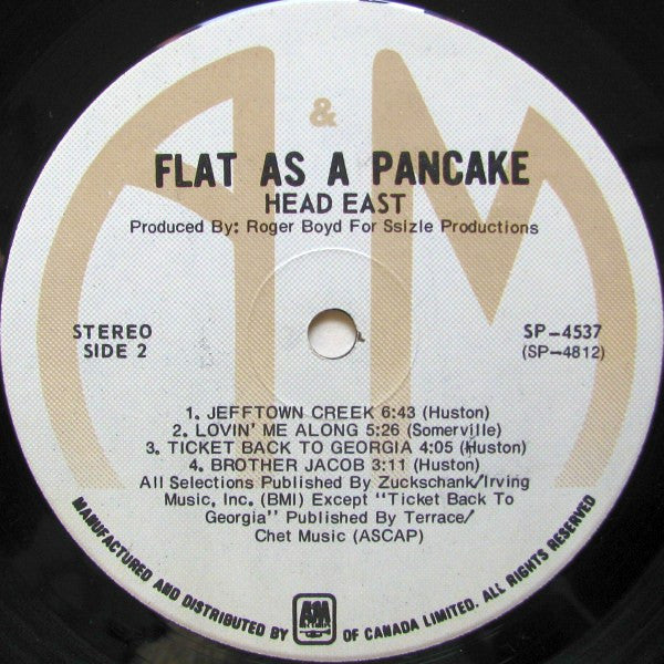 Head East : Flat As A Pancake (LP, Album)