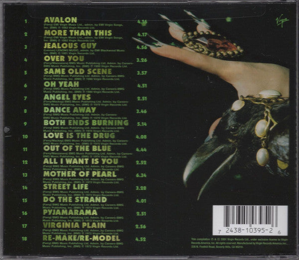 Roxy Music : The Best Of Roxy Music (CD, Comp)