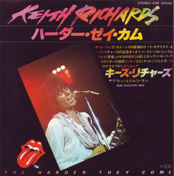 Keith Richards = Keith Richards : ハーダー・ゼイ・カム = The Harder They Come (7", Single, Mono)