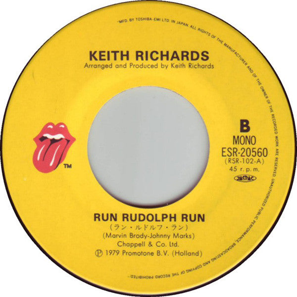 Keith Richards = Keith Richards : ハーダー・ゼイ・カム = The Harder They Come (7", Single, Mono)