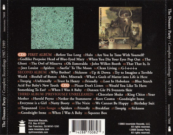 Donner Party : Complete Recordings 1987-1989 (2xCD, Comp)