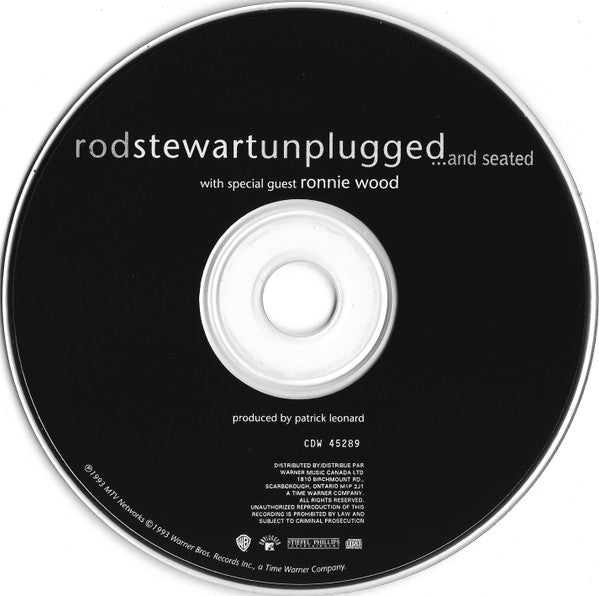Rod Stewart : Unplugged ...And Seated (CD, Album)