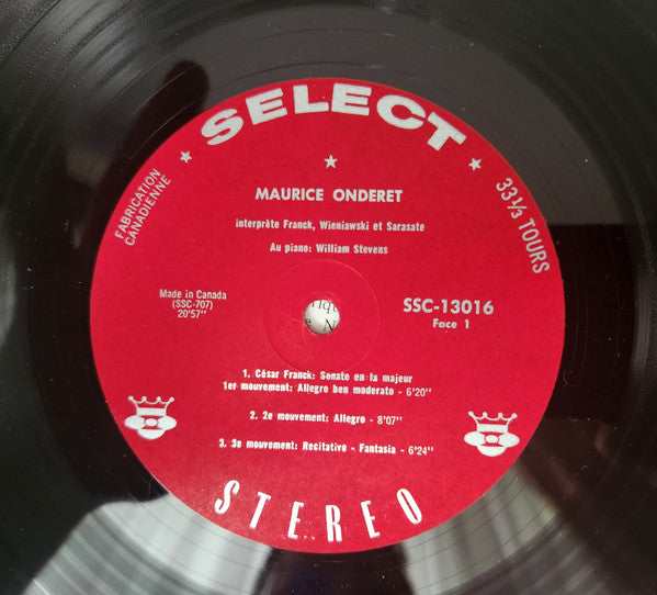 Maurice Onderet : Maurice Onderet (LP, Comp)