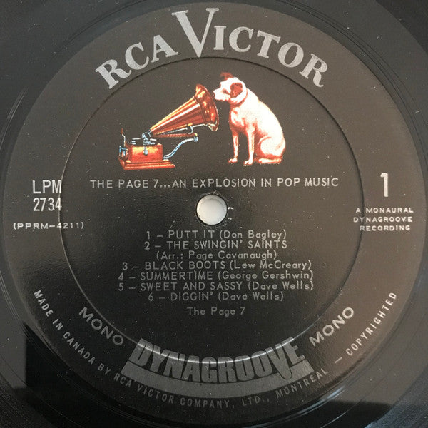 The Page 7 : ...An Explosion In Pop Music (LP, Album, Mono)