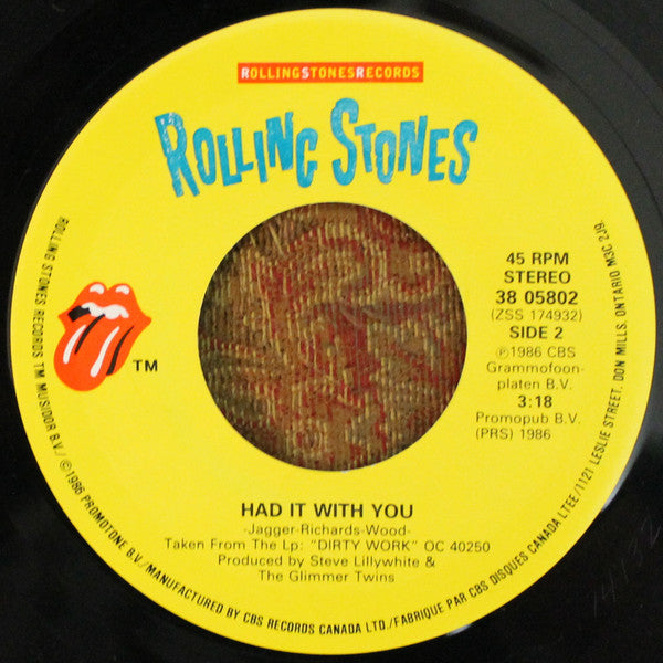 The Rolling Stones : Harlem Shuffle (7", Single)