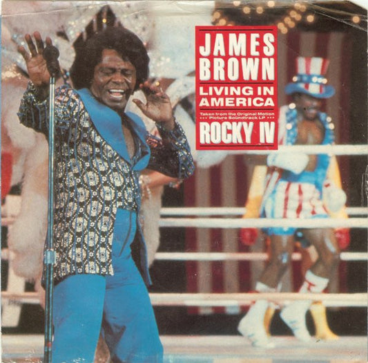 James Brown / Vince DiCola : Living In America (7", Single)