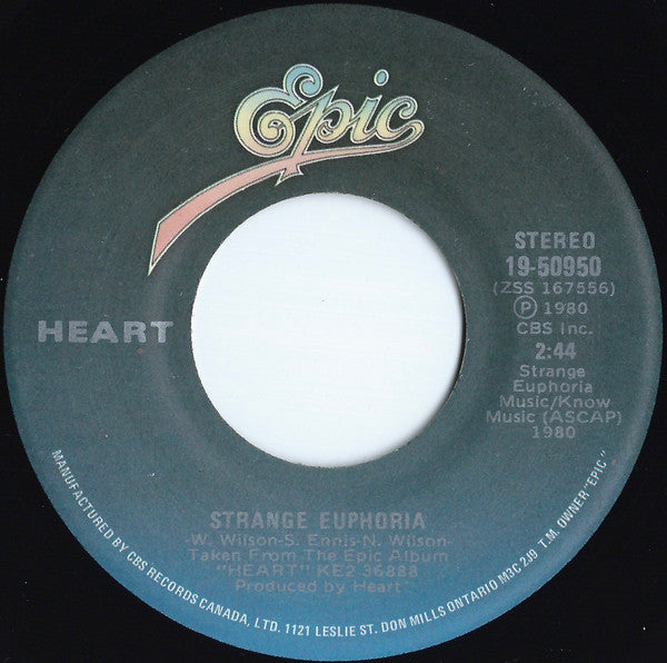 Heart : Tell It Like It Is (7", Single)