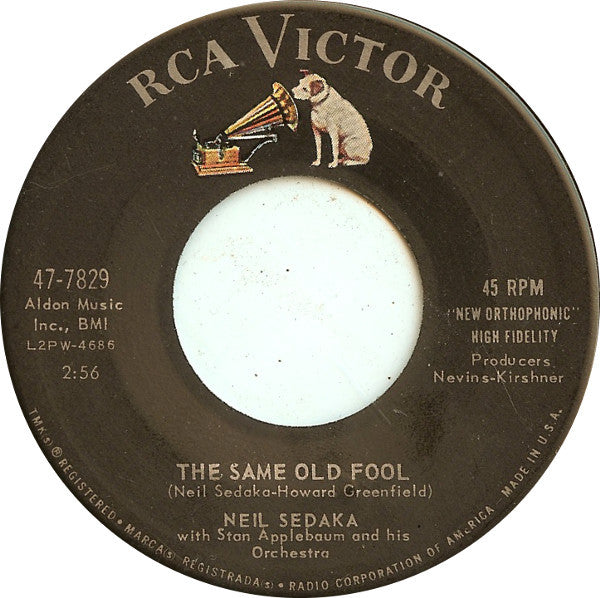 Neil Sedaka With Stan Applebaum And His Orchestra : Calendar Girl / The Same Old Fool (7", Single, Roc)