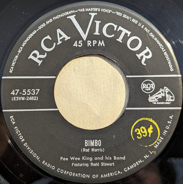 Pee Wee King & His Band Featuring Redd Stewart : Changing Partners (7", Single)