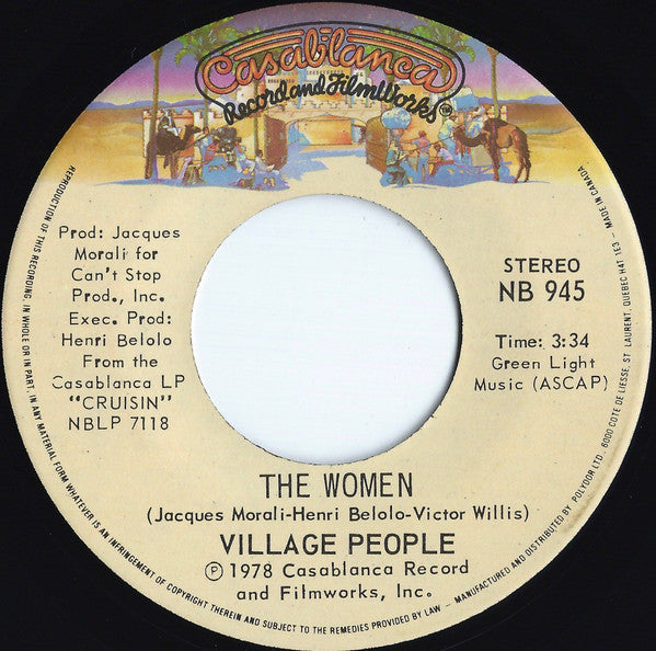 Village People : Y.M.C.A. (7", Single)
