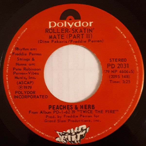 Peaches & Herb : Roller-Skatin' Mate (7")