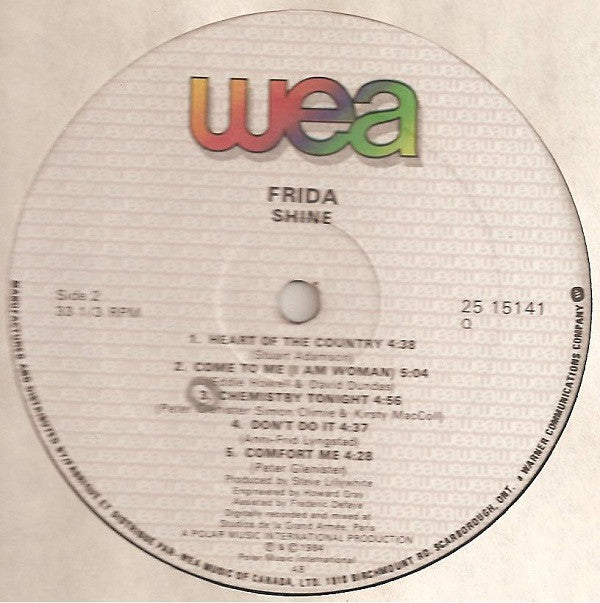 Frida : Shine (LP, Album)