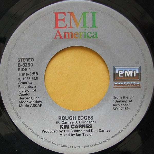 Kim Carnes : Rough Edges (7", Single)