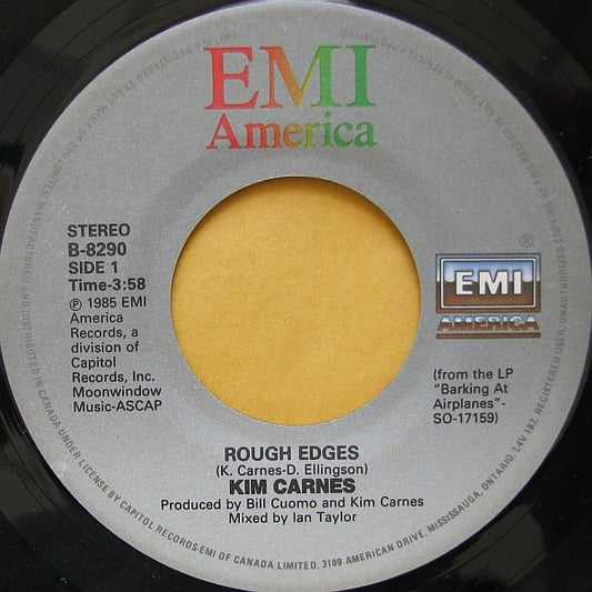 Kim Carnes : Rough Edges (7", Single)