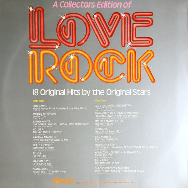 Various : Love Rock (LP, Comp)