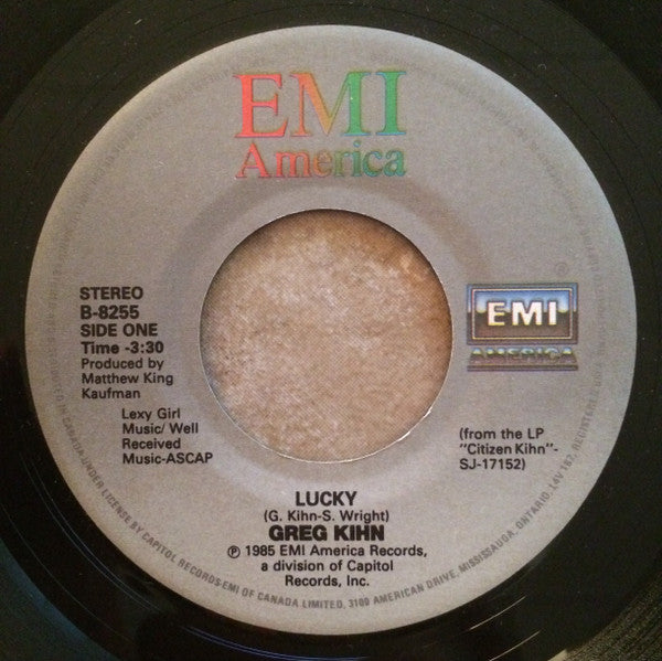 Greg Kihn : Lucky / Sad Situation (7", Single)