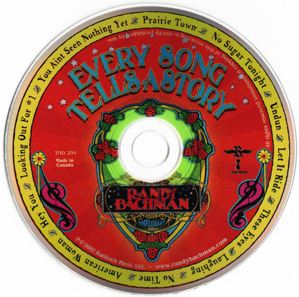 Randy Bachman : Every Song Tells A Story (CD, Album)
