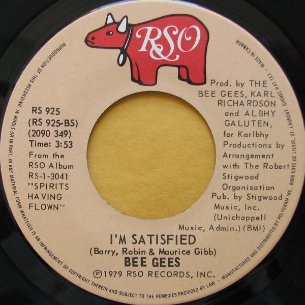 Bee Gees : Love You Inside Out (7", Single)