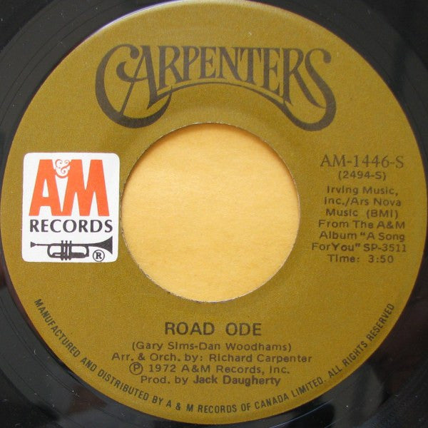 Carpenters : Yesterday Once More (7", Single)