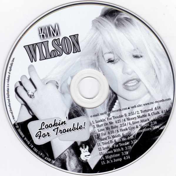 Kim Wilson : Lookin' For Trouble! (CD, Album)
