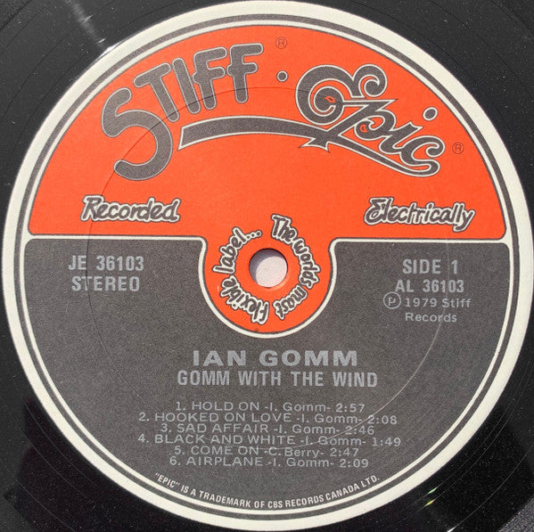 Ian Gomm : Gomm With The Wind (LP, Album)