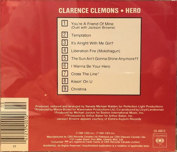 Clarence Clemons : Hero (CD, Album)