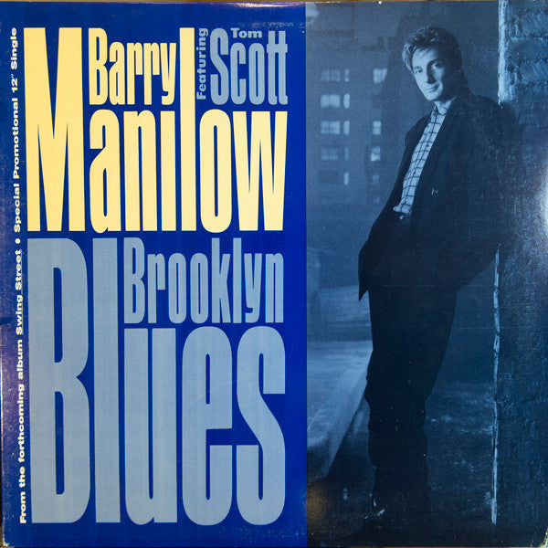 Barry Manilow Featuring Tom Scott : Brooklyn Blues (12", Single, Promo, Cle)