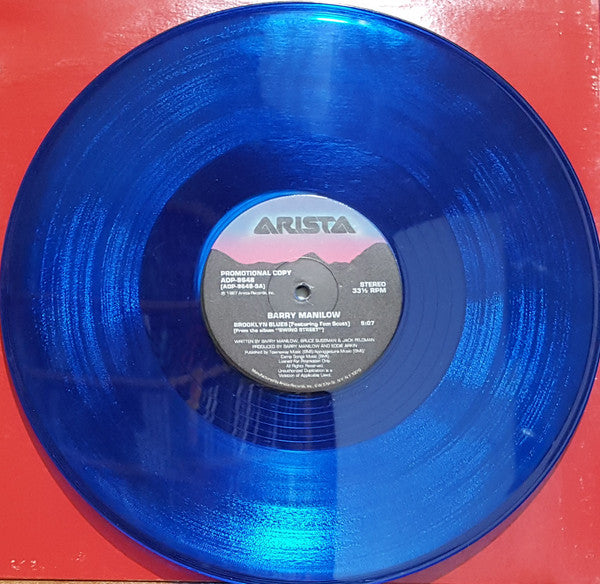 Barry Manilow Featuring Tom Scott : Brooklyn Blues (12", Single, Promo, Cle)