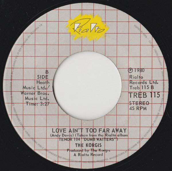 The Korgis : Everybody's Got To Learn Sometime (7")