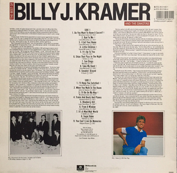 Billy J. Kramer & The Dakotas : The Best Of (LP, Comp)