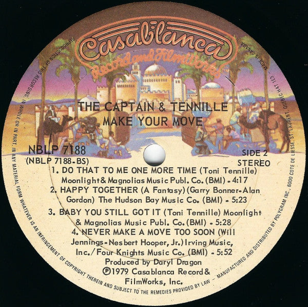 Captain & Tennille* : Make Your Move (LP, Album)