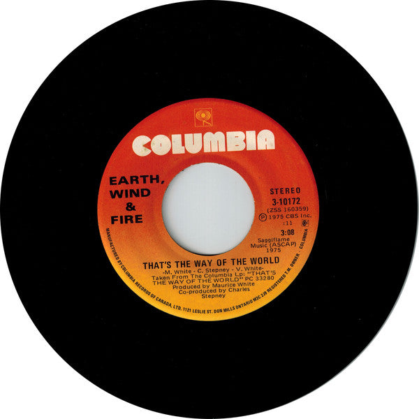 Earth, Wind & Fire : That's The Way Of The World / Africano (7", Single)