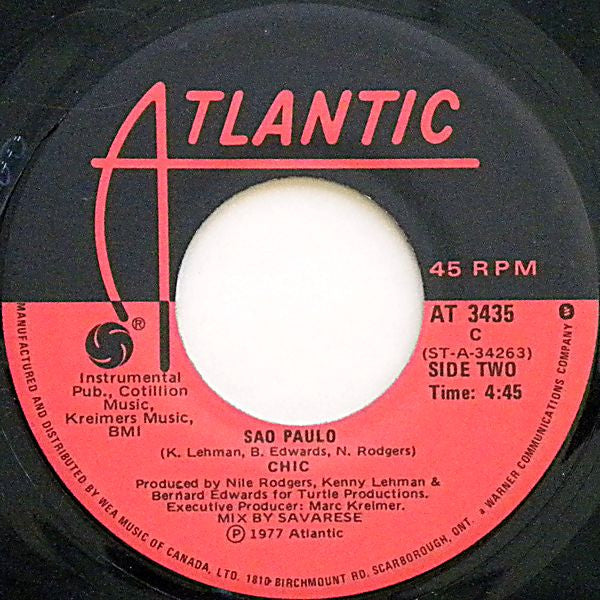 Chic : Dance, Dance, Dance (Yowsah, Yowsah, Yowsah) (7")