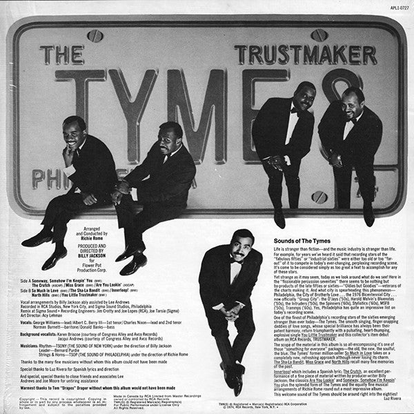 The Tymes : Trustmaker (LP, Album)