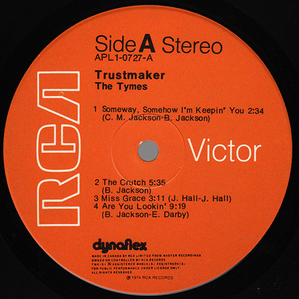 The Tymes : Trustmaker (LP, Album)