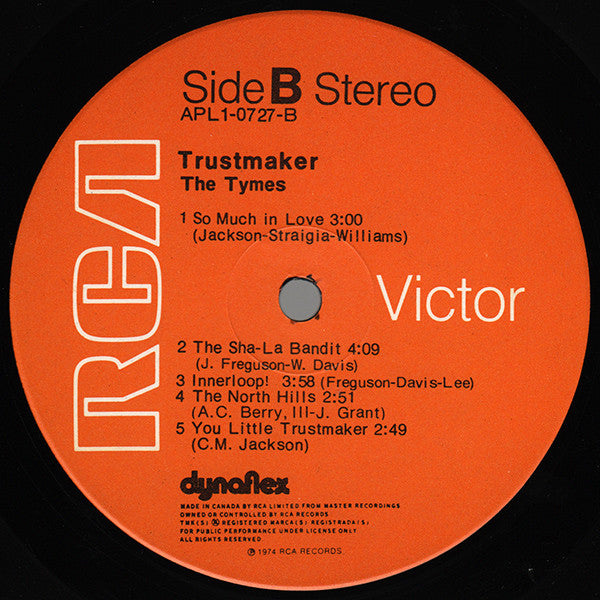 The Tymes : Trustmaker (LP, Album)