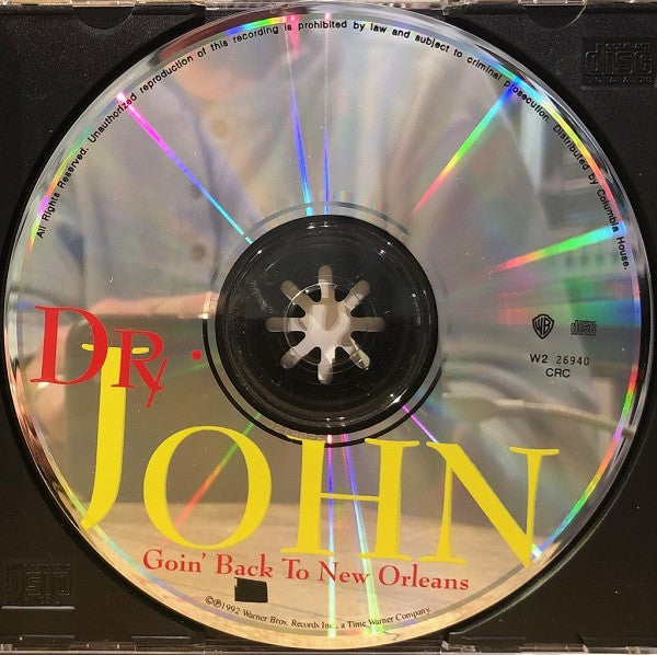 Dr. John : Goin' Back To New Orleans (CD, Album, Club)